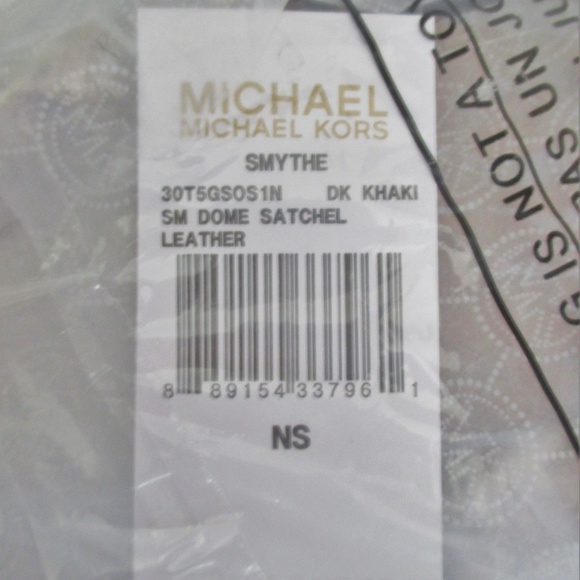 Michael Kors Smythe Small Embossed-Leather Satchel - Picture 8 of 8